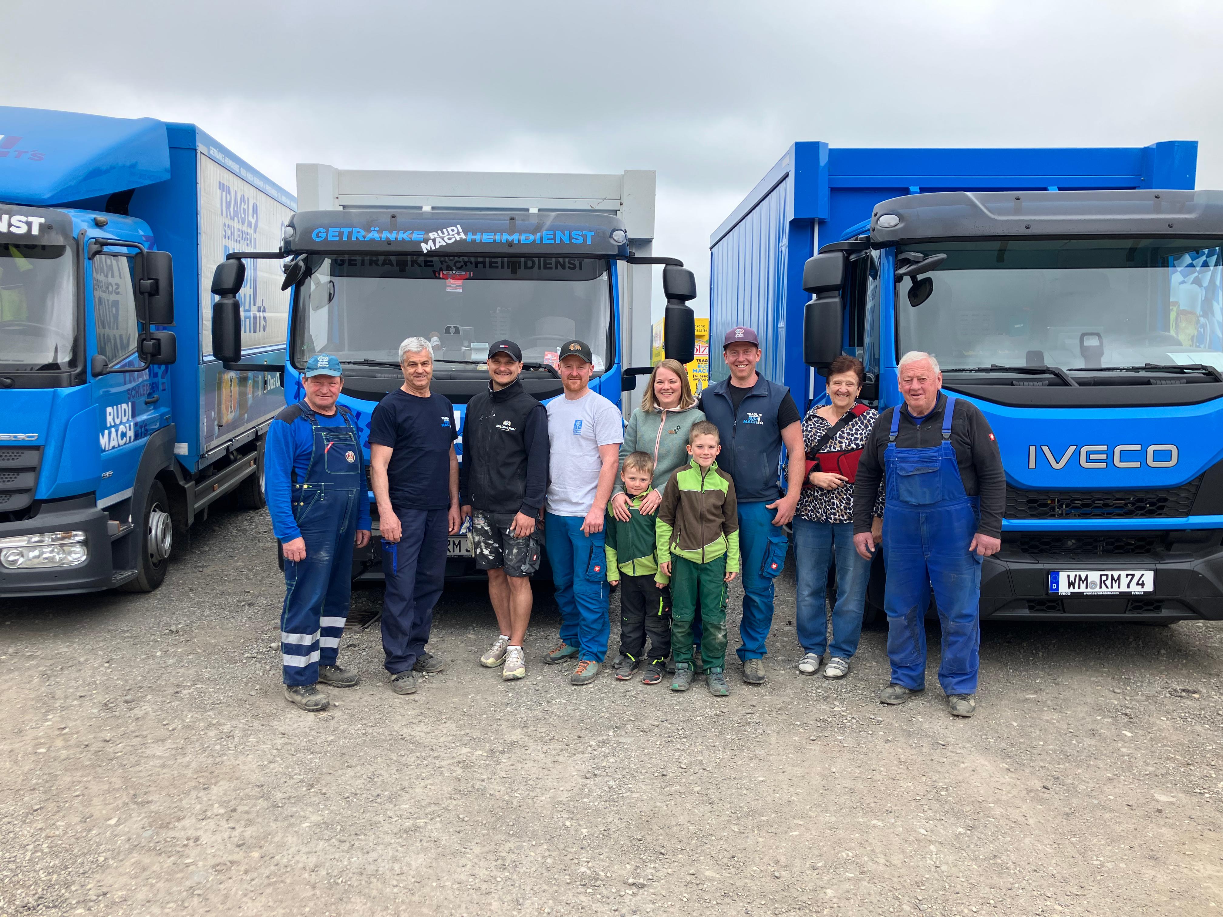 Drei Generation im Jahr 2025